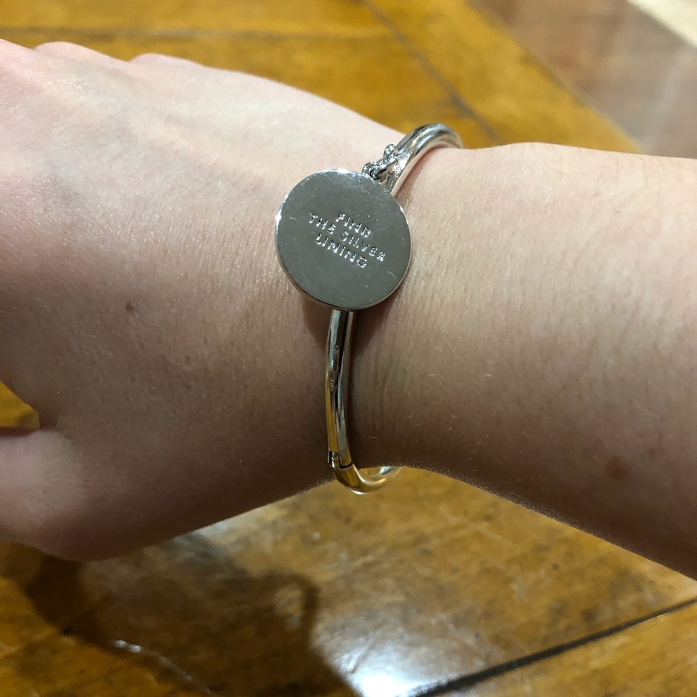 Kate Spade silver lining bangle 💛